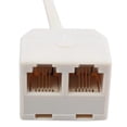 thumbnail image 4 of 2X RJ 11 6P 4 C Connector 2 X Jack Port M / F Splitter Phone Adapter Cable Beige, 4 of 7