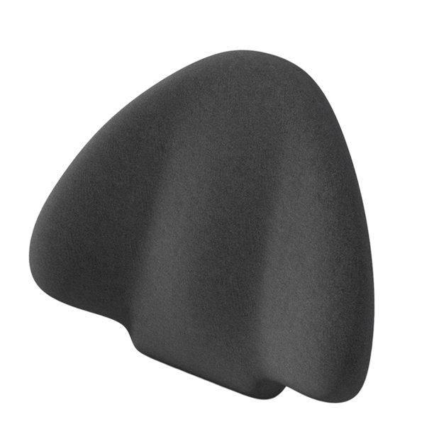Asientos de Cojín de Almohada de Soporte Lumbar Regalos de Cojín de Cojín Ergonómico Silla de Espuma de La Oficina Silla de Cojín de Almohada para La Gris oscuro