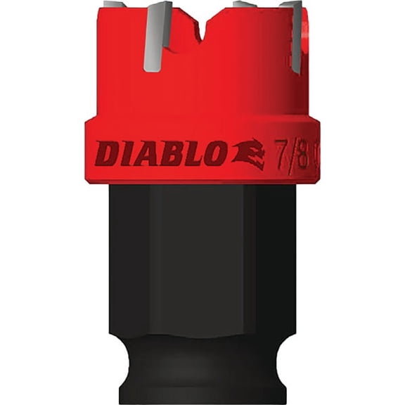 Diablo 7/8 In. Steel Demon Carbide Teeth Hole Cutter — Heavy-Duty Construction, Professional Use