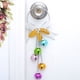 thumbnail image 3 of Paquete de cascabeles navideños y lazos para colgar en la puerta, adorno de pared para corona navideña Adepaton CPB-SSW115-3, 3 of 5