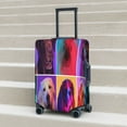 thumbnail image 6 of Daiia cute dogs of different breeds Luggage Cover, Thickened Washable Travel Luggage Covers, Elastic Unique Baggage Covers for 18-20 inch Luggage-Small, 6 of 7
