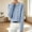 Grey, variant on Only Moment Black Long Sleeve Shirts for Women Crew Neck Business Casual Work Tops, Pullover Short Sweater, Comfy Knit Light, Basic Classic Fashion Winter Layer Outfits M