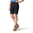 thumbnail image 1 of Bermudas Lee Short para mujer, corte holgado, talla 4, color negro, 1 of 2