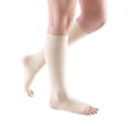 thumbnail image 3 of mediven comfort for Men & Women, 15-20 mmHg Calf High Open Toe Compression Stockings, Sandstone, I-Petite, 3 of 4