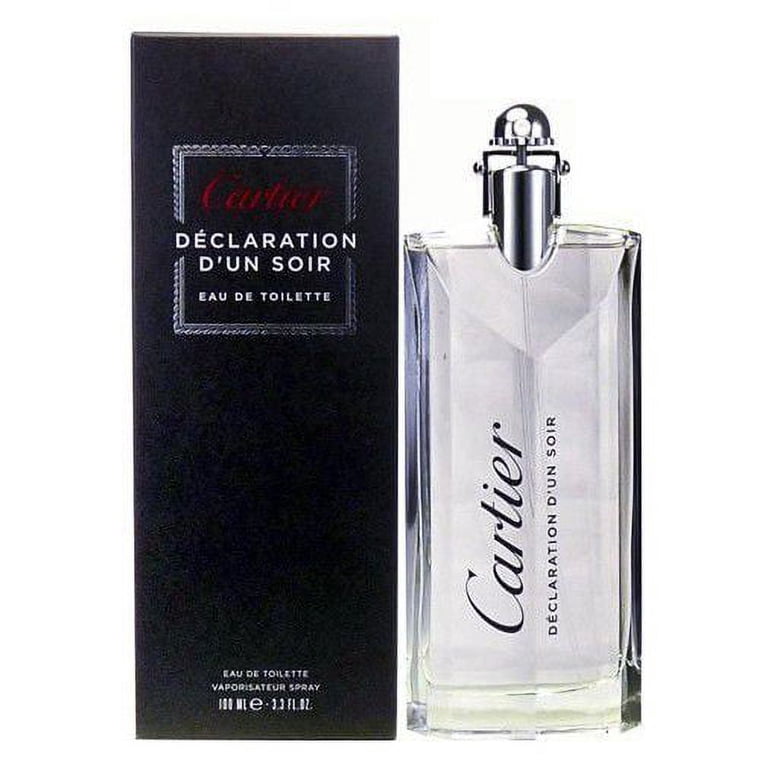 Cartier Declaration D'un Soir Eau De Toilette Spray for Men, 3.4