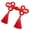 Red, variant on Chinese Traditional Button Sewing Crafted Frog Buttons Sew On for Handcraft Cheongsam Embellishment