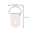 thumbnail image 2 of OULII 100 Pcs Crochets Demi-Cercle en Fer pour Cadres Photo pour Décorations Murales, 2 of 8