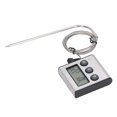 thumbnail image 1 of Oven Thermometer, Magnetic Back Digital Meat Thermometer Compact Food Grade Stainless Steel for Grilling, 1 of 8