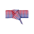 thumbnail image 2 of INSPIRE CHIC Wide Flat Checkered Shoelaces Fabric Ribbon Plaid Fantastic Shoe Laces for Sneaker Sport Shoes 2 Pairs Red Blue 120cm/47.2", 2 of 5