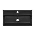 thumbnail image 4 of Claire 22" Rectangle Wall-Mount Bathroom Sink in Matte Black, 4 of 12