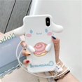 thumbnail image 1 of Sanrio-funda con cordón Cinnamoroll My Melody para iPhone, carcasa a prueba de golpes con dibujos animados, para modelos 14, 13, 11, 12 Pro Max, Mini, XS, XR, 8 Plus Fivean unisex, 1 of 2