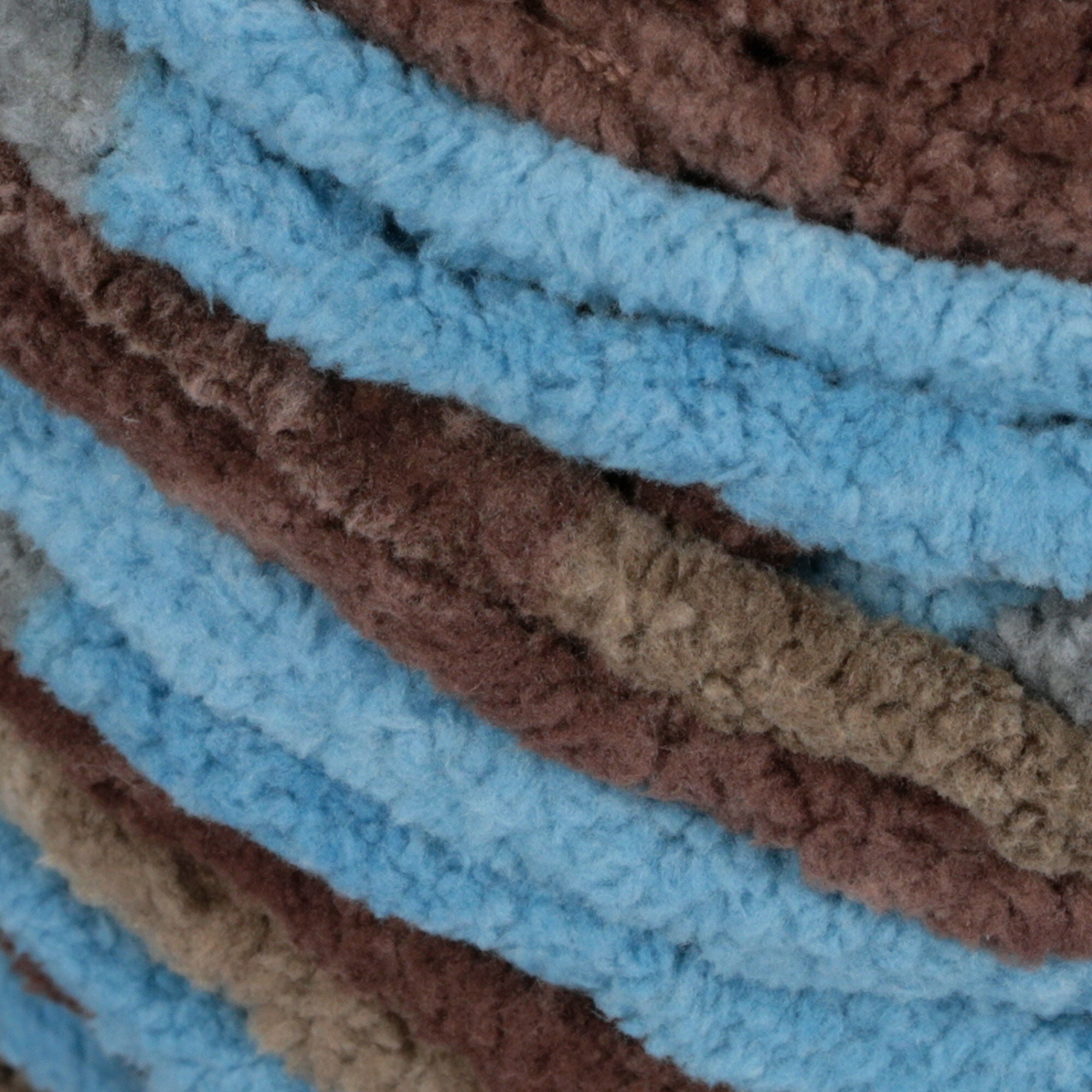 Spinrite Bernat Super Bulky 100% Polyester Country Blue Yarn, 108 yd 