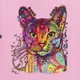 thumbnail image 5 of Wild Bobby Dean Russo Colorful Cat Abyssinian Cat Lover Men Long Sleeve Shirt, Light Pink, X-Large, 5 of 5