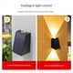 thumbnail image 4 of 2X Luz de Pared Exterior 2LED Impermeable Solar IluminacióN Ambiental Exterior Luces Blancas CáLidas Luces de JardíN LáMpara de Pared Exterior, 4 of 5