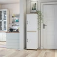thumbnail image 2 of Welland 2 Door Kitchen Pantry Cabinet, White, 2 of 9