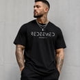 thumbnail image 2 of Men 100% Cotton Inspirational Letter Graphic T-Shirt, Casual Short Sleeve Crew Neck Tee, 2 of 6