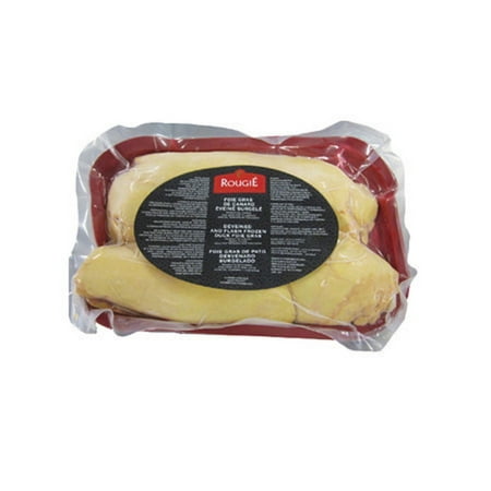 Frozen Duck Foie Gras - Whole Lobe of Fresh Duck Foie Gras - Approx 1lb. - Deveined, Flash Frozen Grade A - Not For Sale in CA