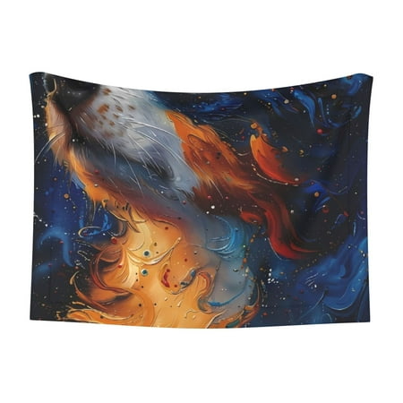 Naloa Cosmic Dog Starry Night Dog Blanket 3 Sizes Cat Blanket for Indoor Cats Large Medium Small Dog Gifts-Medium