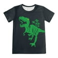 thumbnail image 4 of WOYY Big Boys Casual Outfits Dinosaur Short Sleeve T Shirt and Shorts Set, Size 2-12, 4 of 4