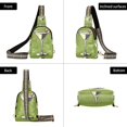 thumbnail image 7 of FORMRS Womens Crossbody Sling Bag Travel Daypack Shoulder Chest Backpack, Light Black Martini, 7 of 7