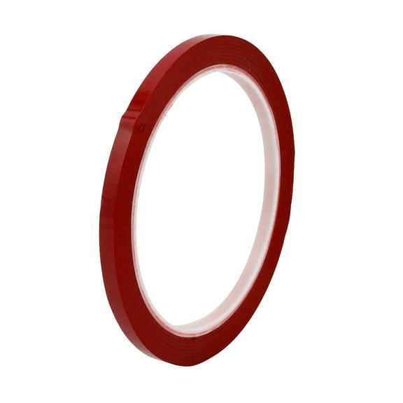 4mm Width 164ft Length Single-side Electrical Insulated Adhesive Tape Red