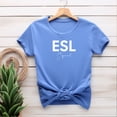 thumbnail image 3 of ESL Squad Shirts ESL Teacher Appreciation Gift Esol ecse Tee Multilingual Xmas Present from Student ESL Tutor English Second Language Class, 3 of 7