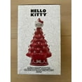 thumbnail image 4 of Hello Kitty Mini Ceramic Christmas Tree with red Lights – 6" Tall Holiday Decoration, Ages 6+, 4 of 6