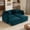 Teal, variant on EHANCIS Loveseat Sofa in Navy Blue, Modern Upholstered Love Seat Couches, 4 Pillows, Large Size Deep Seat Loveseat, Premium Chenille Sofa, 2 Seat Couch Comfy Couch for Living Room