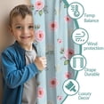 thumbnail image 3 of Pioneer Flower Floral Print Pattern Teens Curtains,Teens Insulated Curtains Set Of 2,Bedroom Essentials,Toddler Room Decor 42"x54", 3 of 5