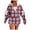 Wine, variant on Women's Off-the-Shoulder Sweatshirt with Decorative Tie Bow Detail, Loose Fit Long Sleeve Hooded Pullover for a Fashionable Look