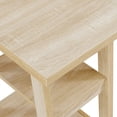 thumbnail image 6 of Convenience Concepts Designs2Go 29.25" Double Trestle Desk with Shelves, Weathered White, All Ages, 6 of 6