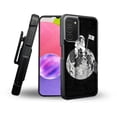 thumbnail image 1 of ANJ+ Rugged Shockproof Holster Case Card Slot Kickstand + Tempered Glass Cover for Samsung Galaxy A03s - Lonely Astronaut, 1 of 5