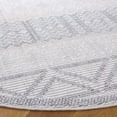 thumbnail image 3 of SAFAVIEH Martha Stewart Serenity Liana Striped Area Rug, Ivory/Grey, 6'7" x 6'7" Round, 3 of 10