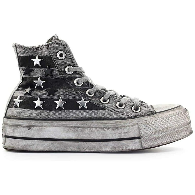 CONVERSE LIMITED EDITION Luxury Taylor All Star Vintage Star Studs Platform High To Sneakers White / Vintage - Walmart.com