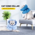 thumbnail image 4 of Cat Cone Collar Stop Licking Adjustable Scarf Warm Recovery Collar, 4 of 7
