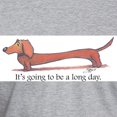 thumbnail image 3 of CafePress - Long Day Dachshund T Shirt - Fitted T-Shirt, Vintage Fit Soft Cotton Tee, 3 of 4