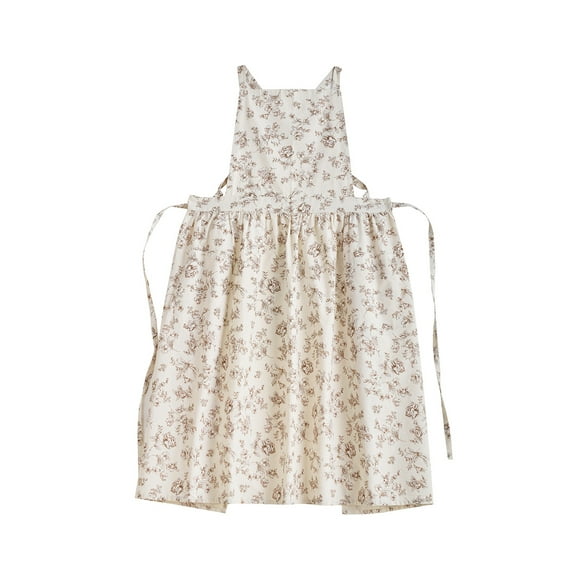 Nvzi Aprons for Women Womans Retro Vintage Kitchen Cooking Apron with Pockets (03)