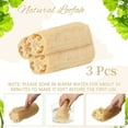 thumbnail image 3 of Set of 3 Loofah Sponge for Kitchen,Natural Cleaning Sponge,Multi-purpose Sponge,Exfoliating Loofah Body Sponge for Men,Women,Spa,Tub,Back,Skin, 3 of 8