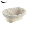 thumbnail image 4 of Oaktree 1pcs Oval Dough Banneton Brotform Dougn Rattan Bread Proofing Proving Baskets, 4 of 5