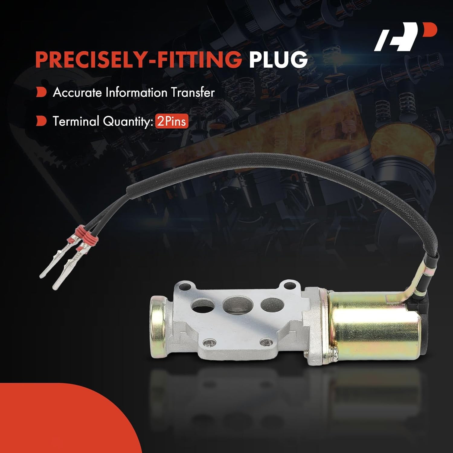 A-Premium Fuel Injection Idle Air Control Valve Compatible with Nissan D21 1990-1994, Pickup 1995-1997 2.4L, Replace# 237810F320, 237810F321