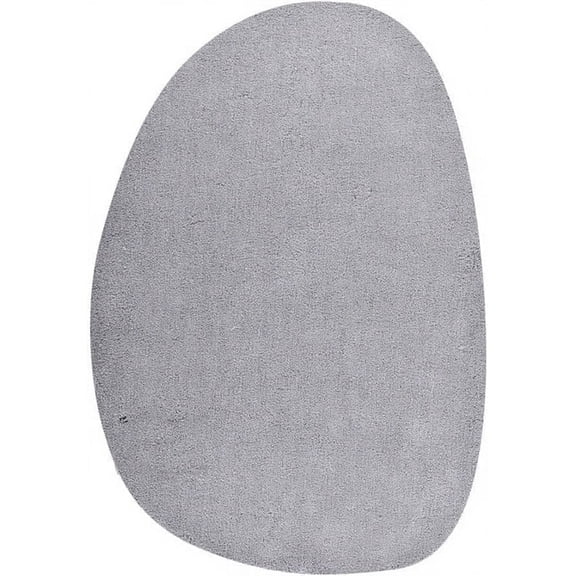 Avyay Rugs Handmade Oval Wool Rug – Irregular Shape, Soft & Cozy, Perfect for Living Room & Bedroom, 4 x 6 ft