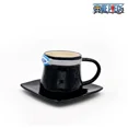thumbnail image 4 of Taza de agua para cosplay de ONE piece de Bandai, taza de cerámica creativa de Luffy, Ace, Sabo, taza de café con forma de sombrero de los tres hermanos para fiestas, 4 of 6