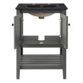 thumbnail image 6 of Sink Vanity Cabinet, Wood, Grey Gray Black, Modern Contemporary Urban Design, Hotel Bedroom Bathroom Master Suite Guest, 6 of 10