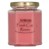 Fresh Cut Roses Candle, 8 oz Hexagon jar
