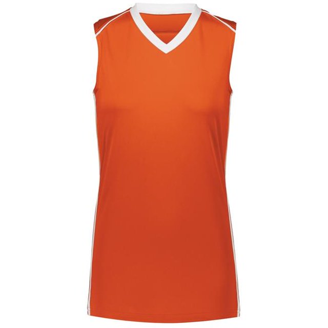 Ladies Rover Jersey, Orange & White - 2XL