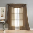 thumbnail image 2 of Diamond Sheer Voile Curtain Panels, 2 of 5