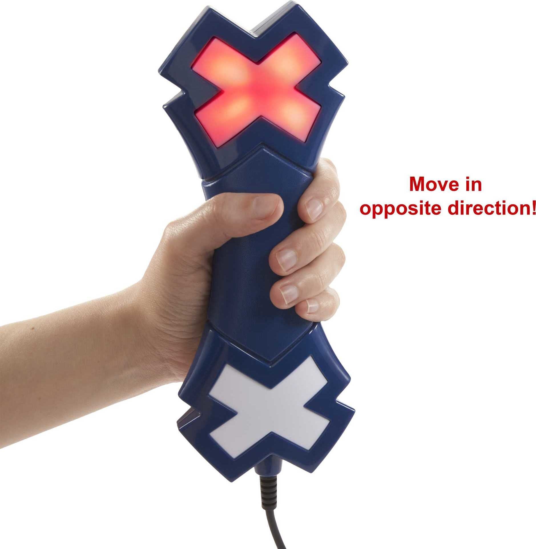 Crossed Signals Game for Kids & Adults, Electronic Game with Pair of Talking Light Wands