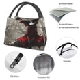 thumbnail image 4 of Easygdp Dark Red Hooded Girl Bolsa de Almuerzo Insulada Reutilizable, Bolsa de Mano y Bandolera para Oficina, Trabajo, Viajes, 4 of 6