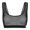 Black, variant on DPOIS Women's Breathable Sport Bras Yoga Shirts Vest Bralette Mesh Crop Brassiere