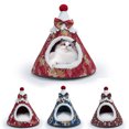 thumbnail image 2 of Casa para gatos e iglú Árbol de Navidad Casa para gatos Cama | Tienda portátil para mascotas Interior Igloo Cat Cave Nest Afortunado Sencillez, 2 of 4